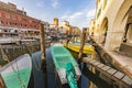 Romantic and beautiful cityscape of Chioggia near Venice