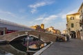 Romantic and beautiful cityscape of Chioggia near Venice