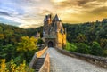 romantic beautiful Medieval castle Burg Eltz in Germany Royalty Free Stock Photo