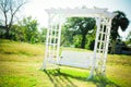 Romantic Bench Swing Royalty Free Stock Photo