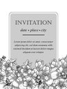 Romantic botanical invitation