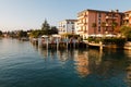 Romantic Cafe on the Garda Lake Shore