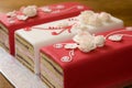 Romantic Cakes Royalty Free Stock Photo