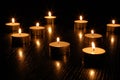 Romantic candle light Royalty Free Stock Photo