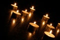 Romantic candle light Royalty Free Stock Photo