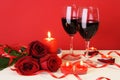 Romantic Candlelight Dinner Concept Horizontal