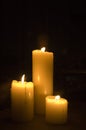 Romantic Candles Royalty Free Stock Photo