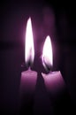 Romantic Candles Love Royalty Free Stock Photo