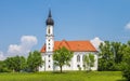 Romantic chapel in Bavaria