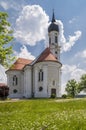 Romantic chapel in Bavaria, germany