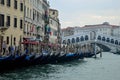 The Iconic Rialto Bridge, Grand Canal, Venice Italy Royalty Free Stock Photo