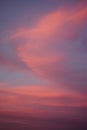 Romantic ckouds during sunset, Tasmania, Australia Royalty Free Stock Photo