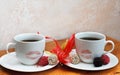 Romantic coffee Royalty Free Stock Photo