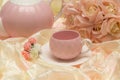 Romantic Coffee Set Royalty Free Stock Photo