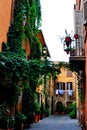 Romantic corner in a street of Trestevere Royalty Free Stock Photo