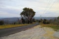 Romantic country road in mountains in New South Wales Australia