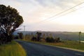 Romantic country road in mountains in New South Wales Australia