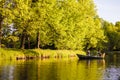 Romantic date in Pavlovsk park