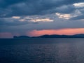 Romantic dimming on the Alghero coast, Sardinia