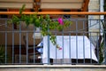 Romantic dinner/lunch table Royalty Free Stock Photo