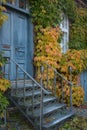 Romantic door and stairway