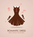 Romantic dress.