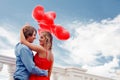 Romantic engagement Royalty Free Stock Photo