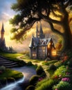 Romantic Fairy tale environment