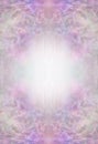 Lilac and neutral diamond shape spiritual border frame background