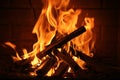 Romantic fire Royalty Free Stock Photo