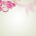 Romantic Flower Background Royalty Free Stock Photo