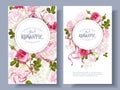 Romantic garden banners