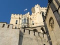 Coblenz , Romantic German castle Stolzenfels , Rhine Royalty Free Stock Photo