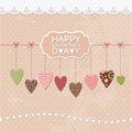 Romantic greeting card