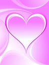 Romantic heart background.