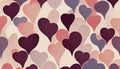 Romantic Valentine Hearts Background