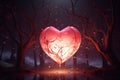 Romantic HeartShaped Paper Lantern Releases