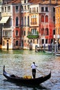 Romantic holidays in beautiful Venice. Italy Royalty Free Stock Photo