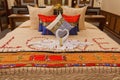 Romantic honeymoon suite in Asia Royalty Free Stock Photo