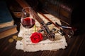 Romantic image detail with violin scroll Royalty Free Stock Photo