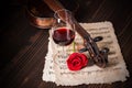 Romantic image detail with violin scroll Royalty Free Stock Photo
