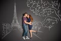 Beso en París 