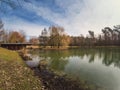 Romantic lake view Royalty Free Stock Photo