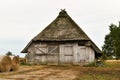 Old thatched barn. Historic sheepfold in the LÃÂ¼neburg Heath, LÃÂ¼neburger Heide, northern Germany.