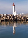 Romantic lighthouse in the south of France