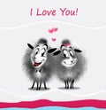 Romantic message e-card