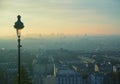 Romantic Montmartre Paris Top View Royalty Free Stock Photo