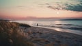 Romantic Moonlit Seascapes: Hyper Realistic Beach Photography In Lyon Countryside