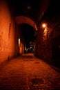 Night streets in jerusalem Royalty Free Stock Photo