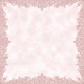 Romantic parchment with decorative border Royalty Free Stock Photo
